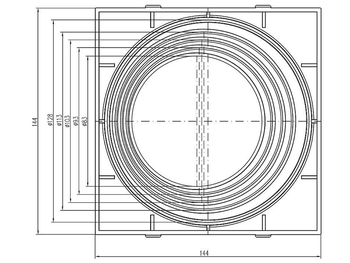 Chuděj Vložka do víka svodu Standard