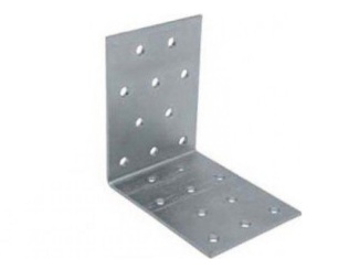 Tesárske kovanie –  Koelner Rovnoramenný perforovaný úhelník D-KP 40 x 40 x 60 mm