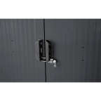 Plechový záhradný domček Riwall PRO RMSA 6x8 Anthracite