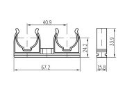 Dvojpříchytka Chuděj 2D12-22