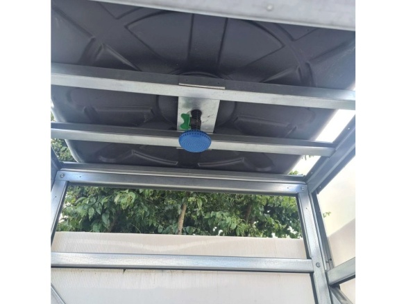 Weis A Zahradní sprcha kabinková s nádrží 150L