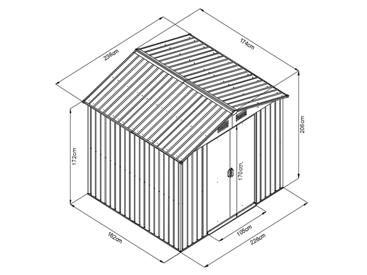 Zahradní domek Maxtore
