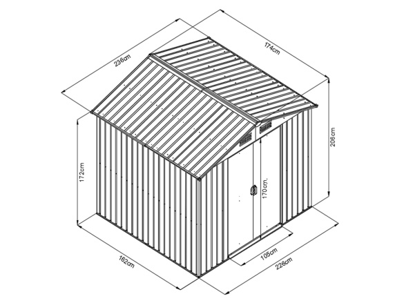 Zahradní domek Maxtore