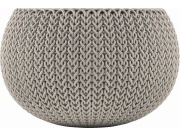 Keter Květináč  COZY S závěsný Dune