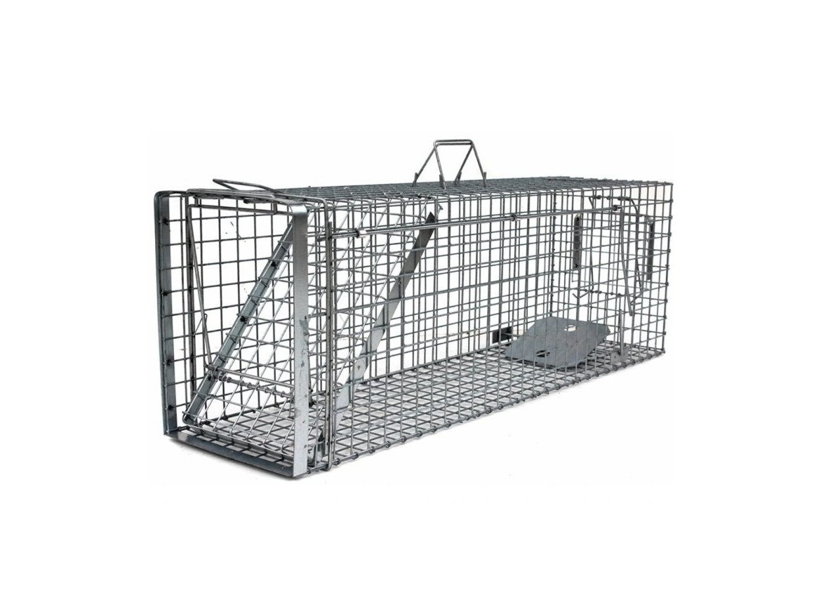 Scobax Profesionální past na lišky, kuny, vydry a kočky TRAP H120x34x42