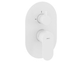 Ravak EL 065.20GB.O2.RB07E Podomítková baterie 2-cestná bez tělesa, Graphite Brushed