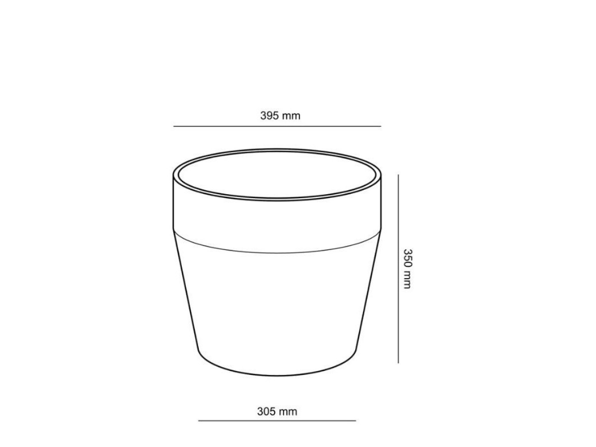 Granitové květináče Granisil granitový květináč MONTI 35 cm
