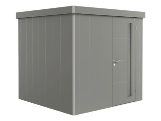 Biohort kerti fészerek –  Neo 2C, šedý křemen metalíza s jednokřídlými dveřmi