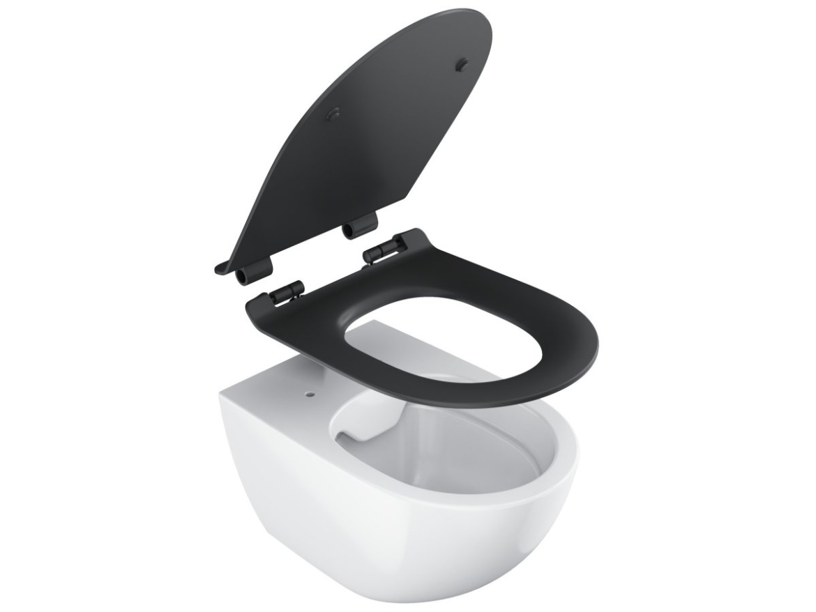 Ravak WC sedadlo Vita slim, čierna