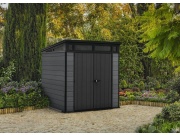 Műanyag kerti ház Keter Cortina 7x7 grafitový, s podlahou