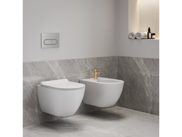 Ravak WC Uni Chrome RimOff, závěsný, černá