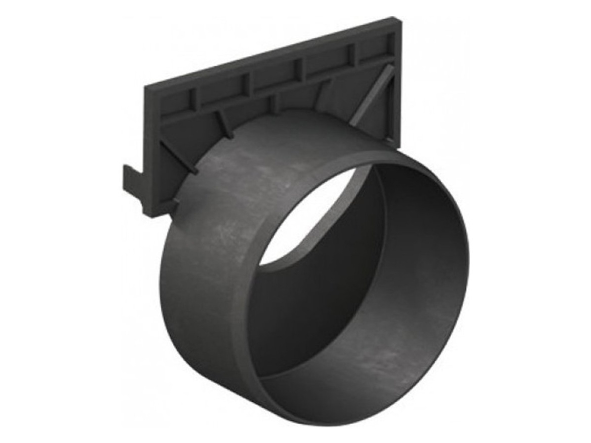 Čelní stěna s nátrubkem DN 100 ACO