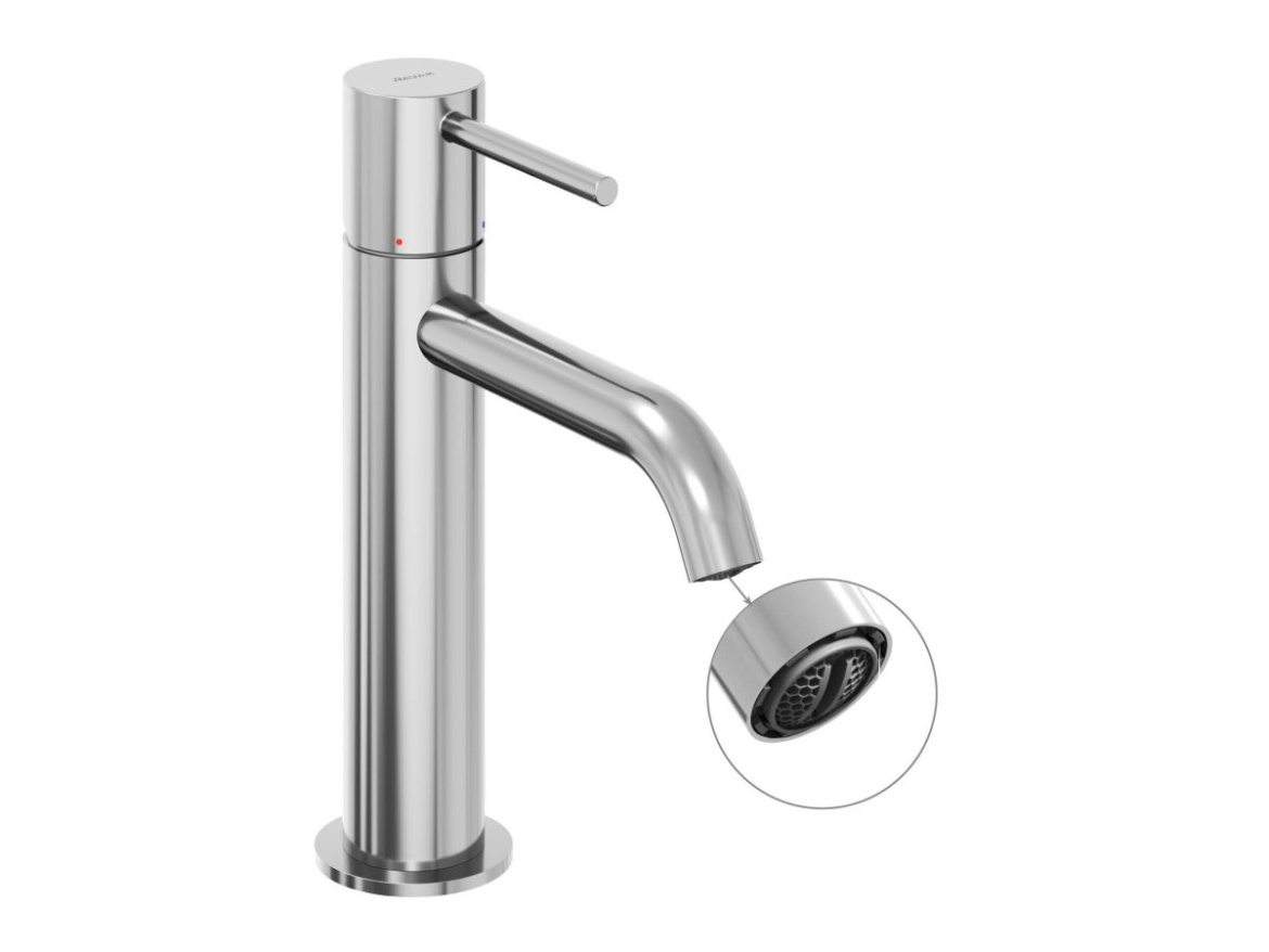 Ravak ES 012.10WV Umývadlová batéria 190 mm bez odtokovej armatúry, White Velvet