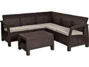 Keter Zahradní set Corfu Relax set - hnědá / béžová