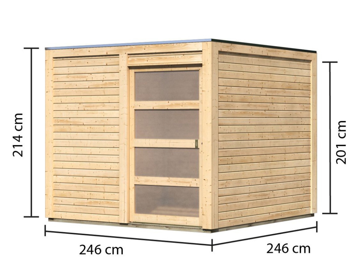 Domček Karibu Qubic