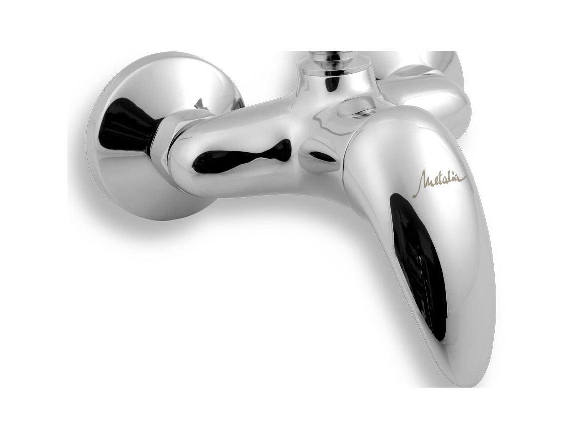 Novaservis Sprchová baterie Metalia 55 100 mm, chrom, nástěnná, bez příslušenství,  55066/1,0