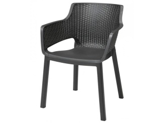 Bútor –  Keter Zahradní židle Keter EVA - 57,7 x 62,5 x 79 cm - grafit