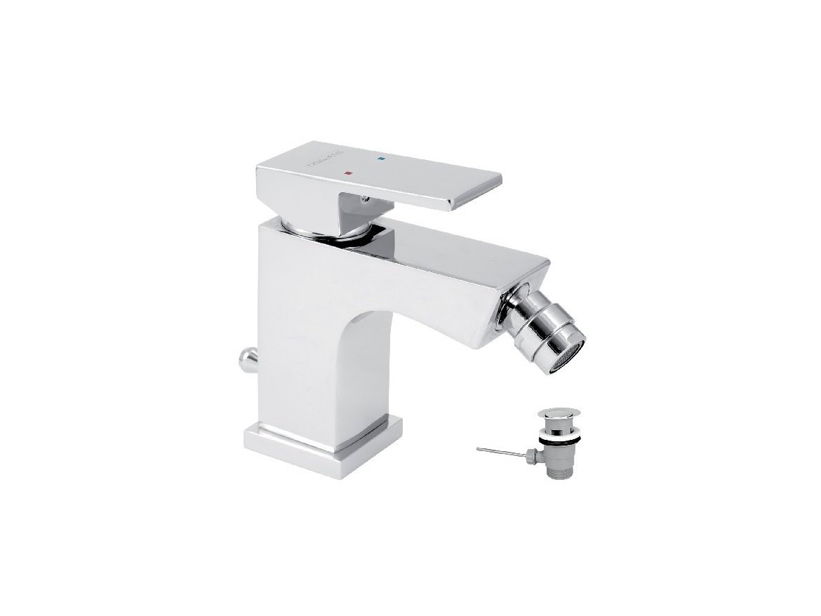 Novaservis Bidetová baterie Nobless Edge, chrom, stojánková, s výpustí,  36011,0