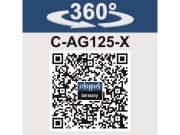 Akkus 20 V-os IXES sarokcsiszoló (akkumulátor és töltő nélkül) Scheppach C-AG125-X