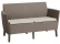 Keter Dvoumístná zahradní pohovka  Salemo 2 Seater Sofa- 133 x 67 x 76 cm - cappucino / béžová