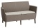 Keter Dvoumístná zahradní pohovka  Salemo 2 Seater Sofa- 133 x 67 x 76 cm - cappucino / béžová