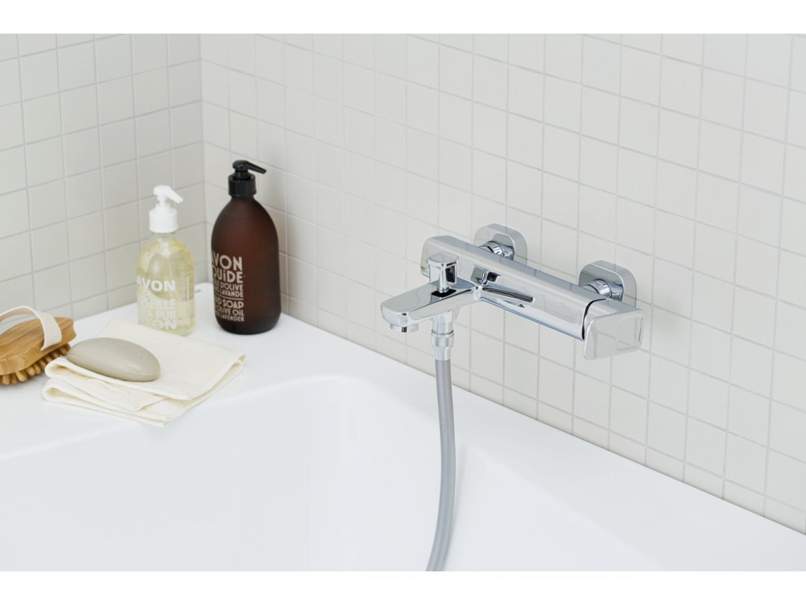 Ravak TD 022.00CR Vanová nástěnná baterie bez sprchového setu, chrom