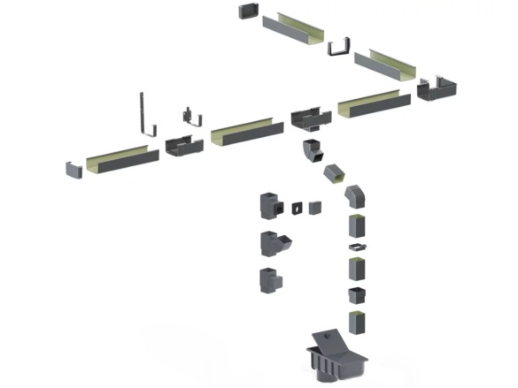 Objímka svodové roury Gutta Krop