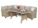 VespaGarden Rohová sedací souprava z technoratanu Lagos Beige