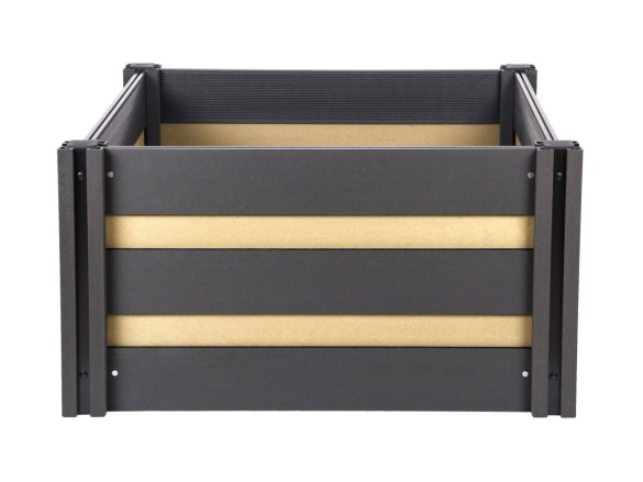 G21 Vyvýšený záhon  Crop Duo 106 x 106 x 57, WPC, Cumaru