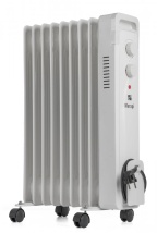 G21 Olejový radiátor  Merapi bílý, 9 žeber, 2000 W