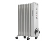 G21 Olejový radiátor  Merapi bílý, 9 žeber, 2000 W