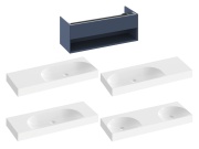 Ravak SD Lite 120 skříňka pod umyvadlo černá matná