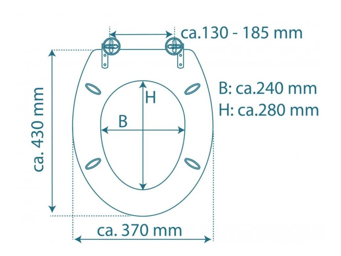 WC sedátka, záchodová prkna Schütte OASIS | MDF HG, Soft Close