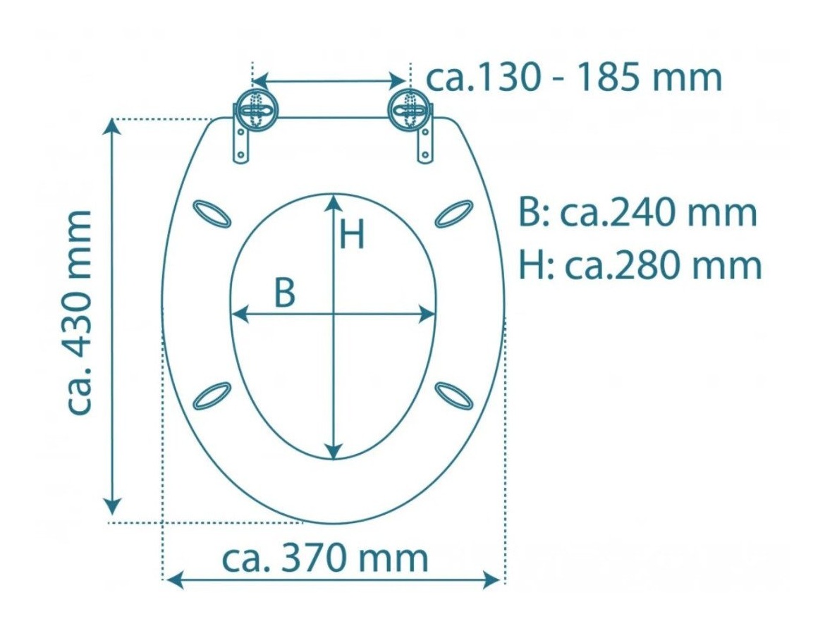 WC sedátka, záchodová prkna Schütte DIAMOND | MDF HG, Soft Close