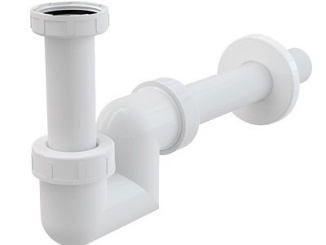 Alcadrain –  Alcadrain Umyvadlový sifon A45F bez výpusti G 5/4", odpad 32 mm,  A45F-DN32