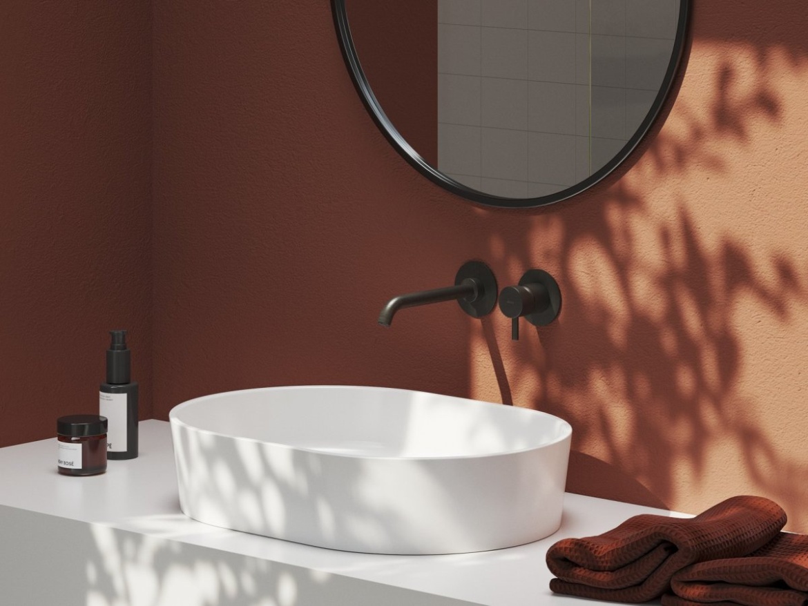 Ravak ES 019.60RGB.O1.RB07B Umyvadlová podomítková baterie bez tělesa, Rose Gold Brushed