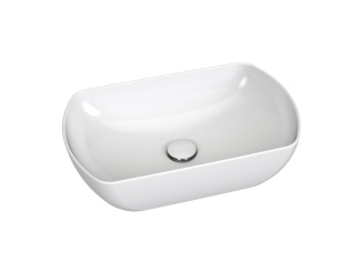 Mosogatók –  Ravak Umývadlo Uni Slim O 50, bez otvoru pre batériu, bez prepadu, biela