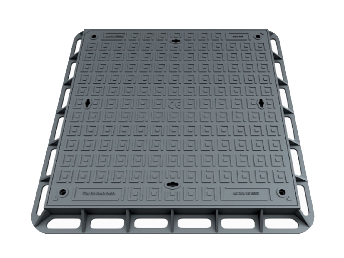 Poklop s rámem uzamykatelný s těsněním Vlček Odra