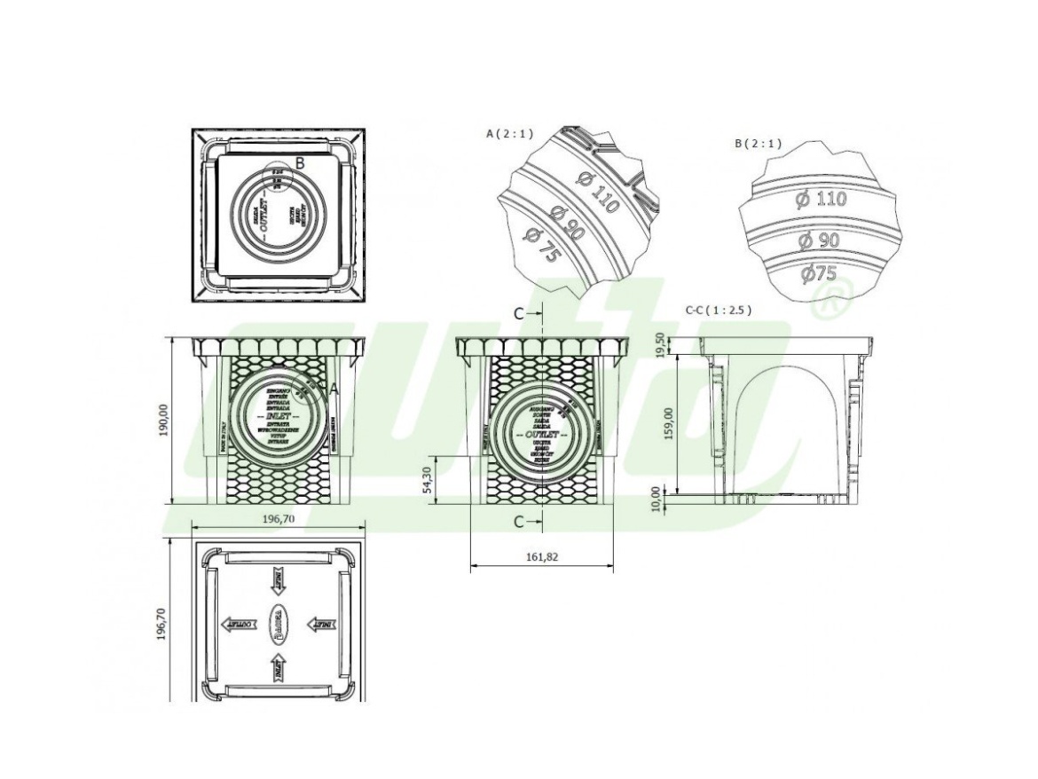 Revizní šachta Gutta Smart