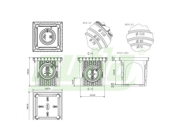 Revizní šachta Gutta Smart