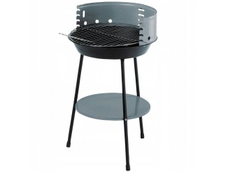 Tűztér –  VespaGarden Kruhový zahradní gril trojnožka s policí