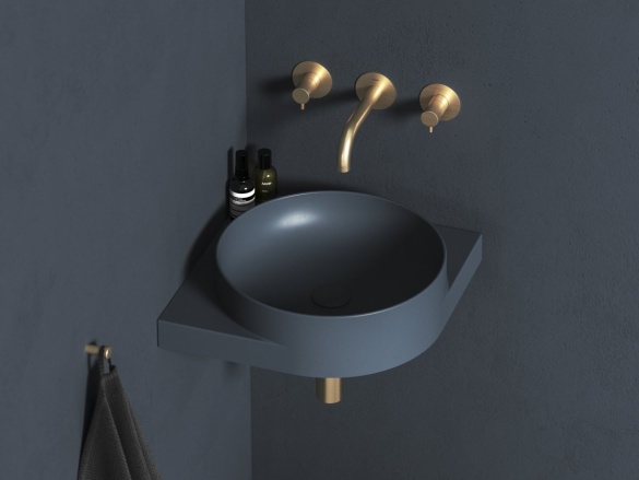 Ravak Umyvadlo Yard 45 C, bez otvoru pro baterii, bez přepadu, bílá