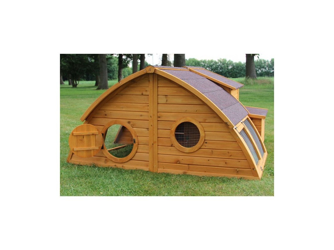 Kurník Scobax Dřevěný kurník OSLO, 1630x1550x860 mm