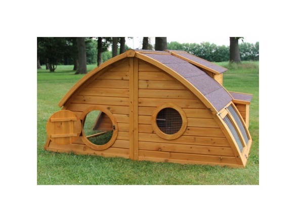 Kurník Scobax Dřevěný kurník OSLO, 1630x1550x860 mm