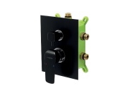 Novaservis Sprchová baterie Nobless Tina, černý, podomítková, bez příslušenství,  BOX38051RX,5