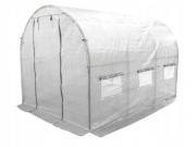 VespaGarden Zahradní fóliovník 2x3m VESPAGARDEN extra silný - 6m2 bílý + příslušenství