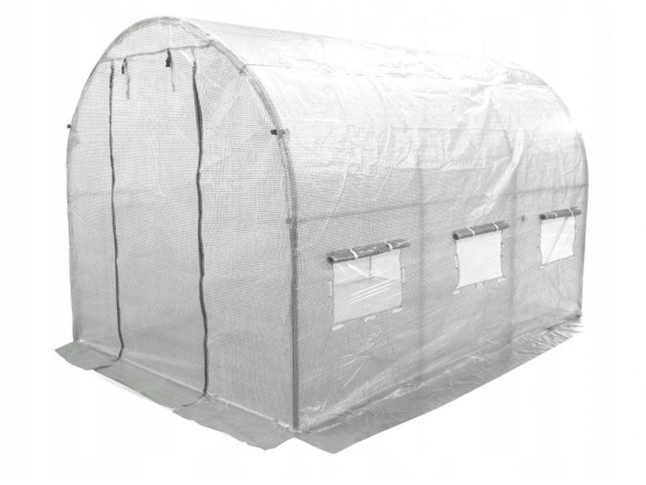 VespaGarden Zahradní fóliovník 2x3m VESPAGARDEN extra silný - 6m2 bílý + příslušenství