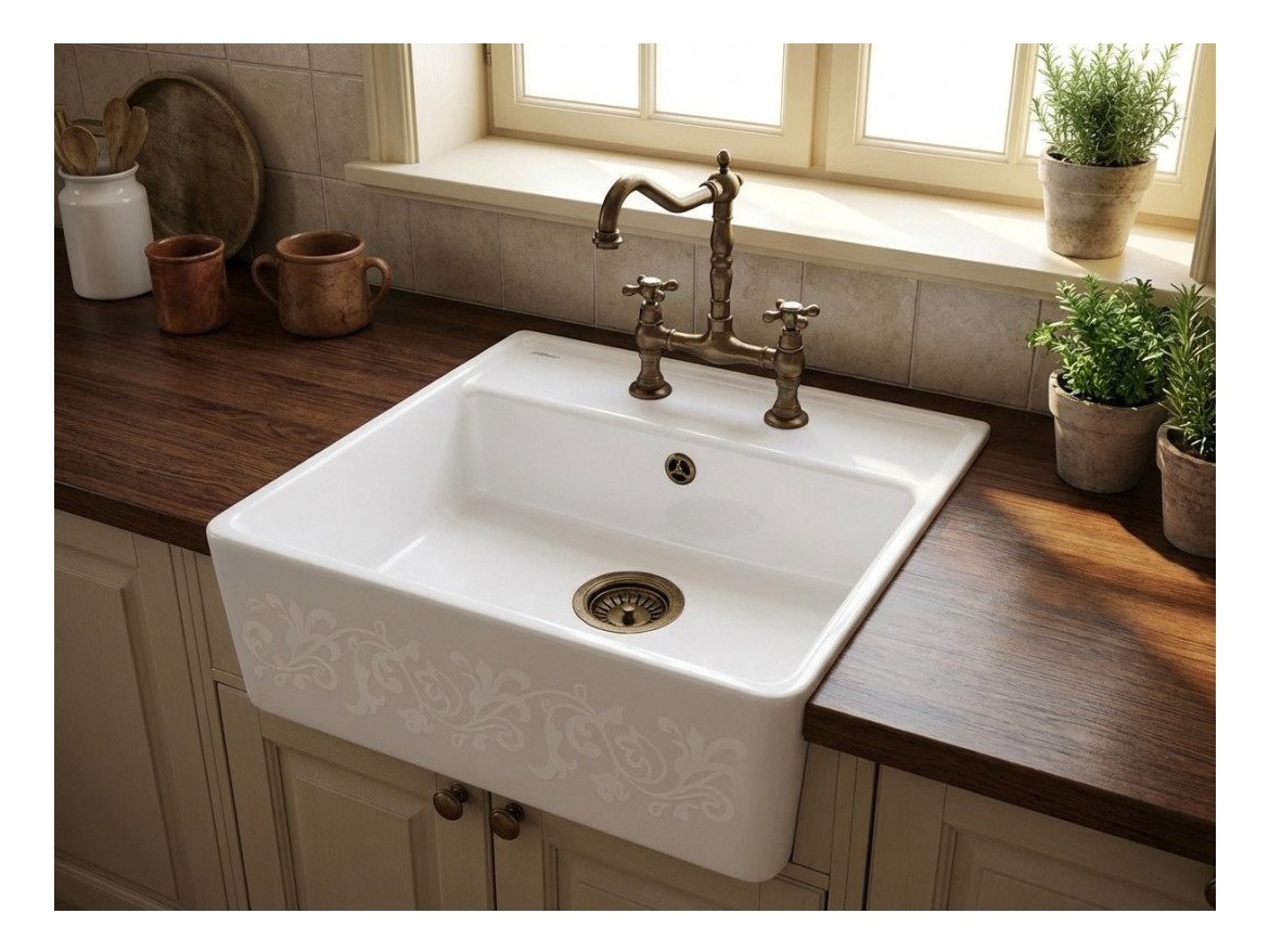 Kuchyňské dřezy Villeroy & Boch Single 595 White Pearl