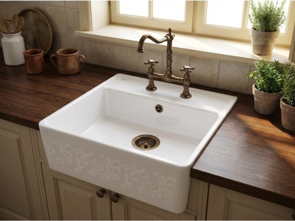 Kuchyňské dřezy Villeroy & Boch Single 595 White Pearl