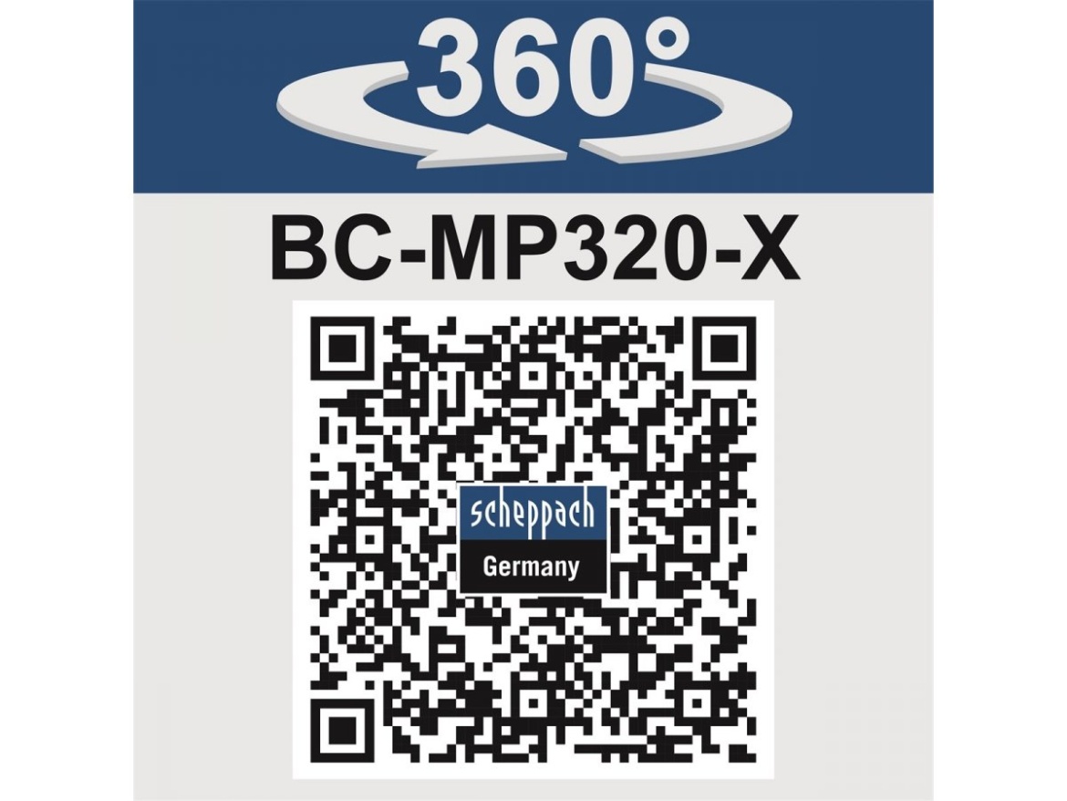 20 V-os IXES 3 az 1-ben akkus fűnyíró kefe nélküli motorral (akkumulátor és töltő nélkül) Scheppach BC-MP320-X